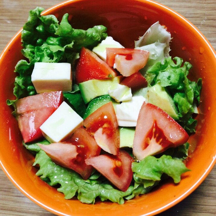 豆腐がおいしい 生野菜サラダ レシピ 作り方 By いもえっぐ 楽天レシピ 豆腐がおいしい 生野菜サラダ レシピ 作り方 By いもえっぐ 楽天レシピ